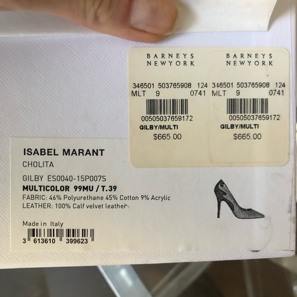 Isabel marant etoile glitter cholita pointy toe heels size 39 MK - Picture 10 of 11